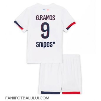 Paris Saint-Germain Goncalo Ramos #9 Echipament de Fotbal Replică 2025-26 Copii Deplasare (+ Șorturi)